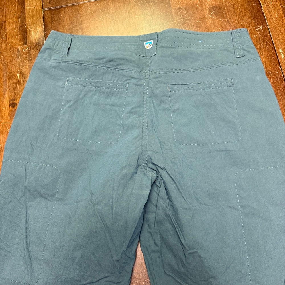 KUHL Legendary Splash Straight Leg Pants Women 10 Gray Blue Hiking Utility 6279 - Picture 9 of 15